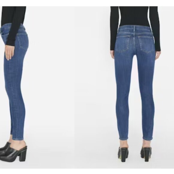 Frame Denim Le High Skinny Crop Jeans, Size 28, Color Dame - Picture 6 of 10